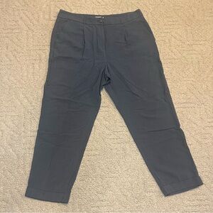 LOFT women’s dusty blue trouser slacks lightweight casual pants size 14
